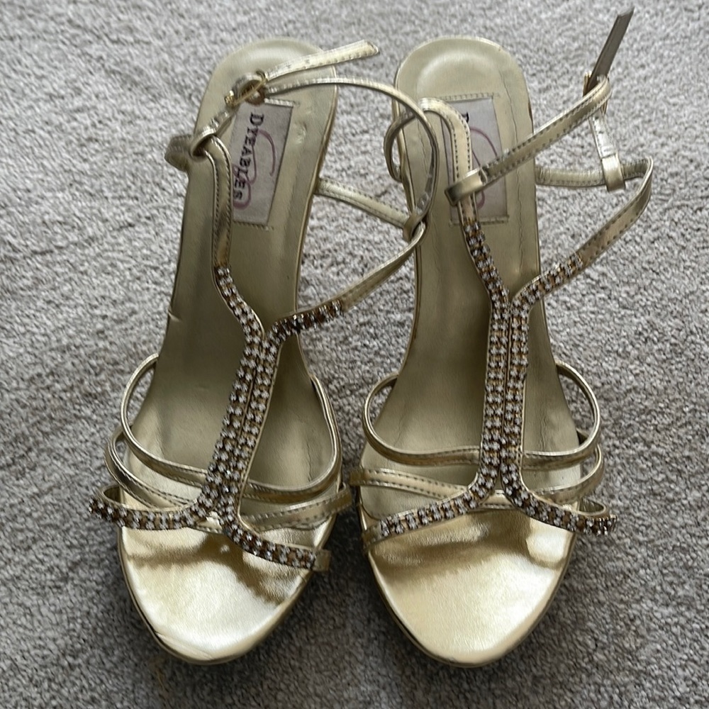 Gold heels